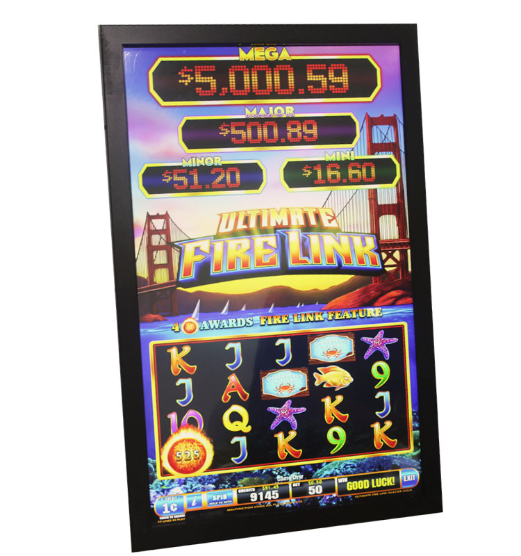 Factory 32 inch POG/WMS/FOX340/Firelink/Dargon link game machine Capacitive touch screen monitor